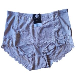 Lace High-Waist Panties By Jennifer Intimates (Nude)